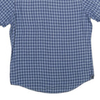 PME LEGEND Mens Blue Checked Shirt L Casual Cotton Short Sleeve Summer