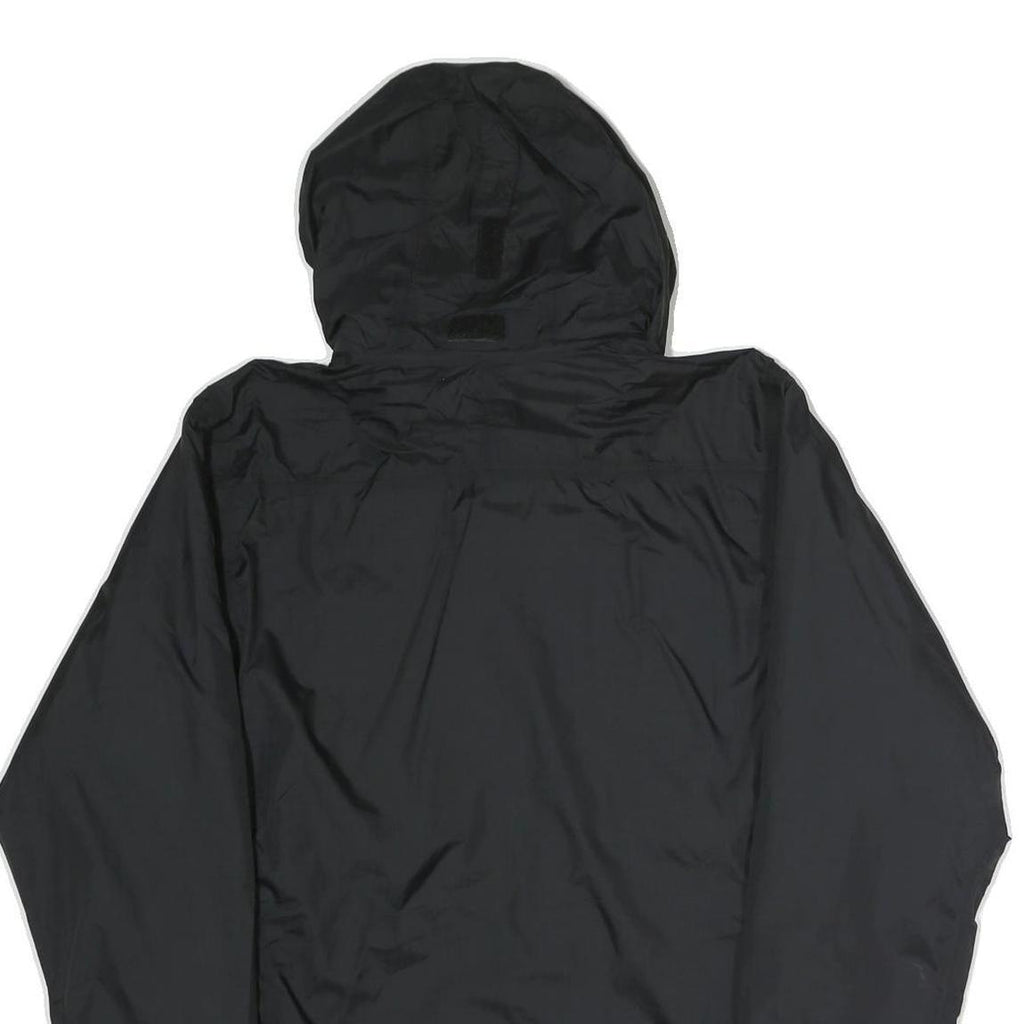 ADIDAS Mens Black Track & Field Jacket S Polyester Zip Hooded Plain Sportswear