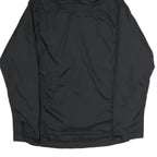 ADIDAS Mens Black Track & Field Jacket S Polyester Zip Hooded Plain Sportswear