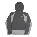 JACK WOLFSKIN Womens Black & Grey Outdoor Jacket M Polyester Blend Zip Texapore