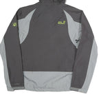 JACK WOLFSKIN Womens Black & Grey Outdoor Jacket M Polyester Blend Zip Texapore