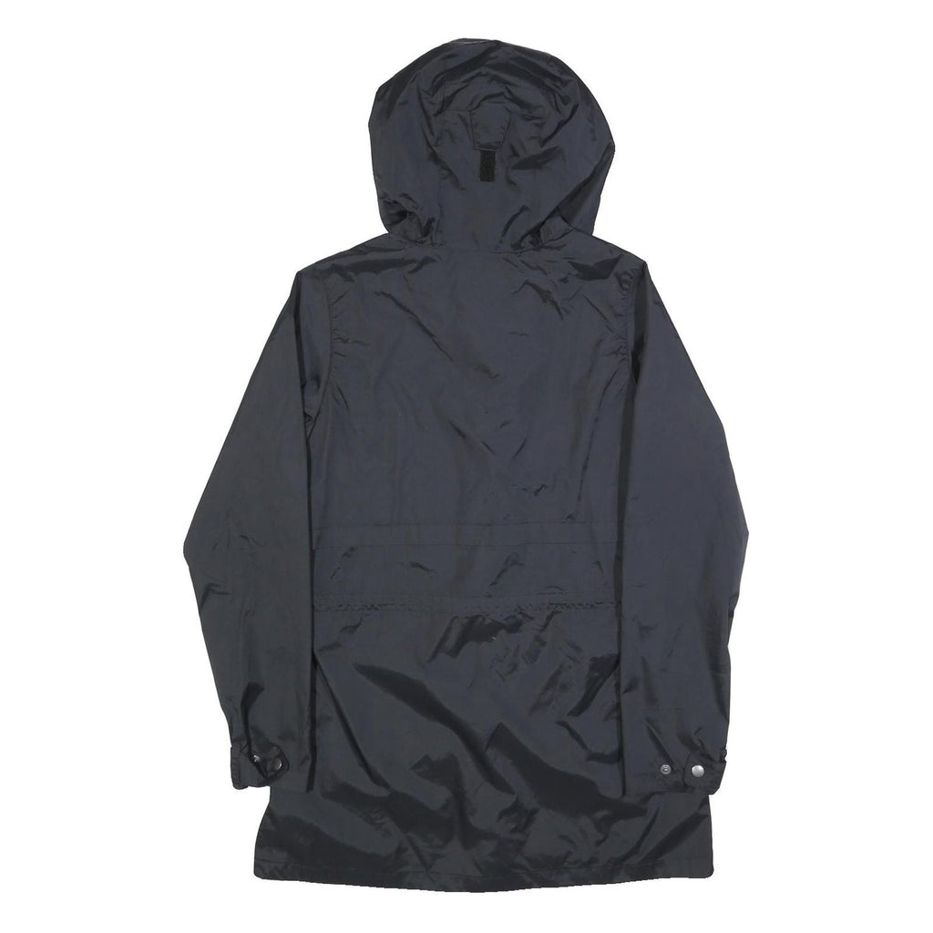 COLUMBIA Womens Black Outdoor Jacket S Polyester Blend Zip Hooded Plain