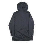 COLUMBIA Womens Black Outdoor Jacket S Polyester Blend Zip Hooded Plain