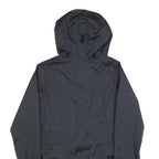 COLUMBIA Womens Black Outdoor Jacket S Polyester Blend Zip Hooded Plain