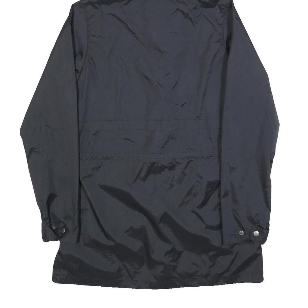 COLUMBIA Womens Black Outdoor Jacket S Polyester Blend Zip Hooded Plain