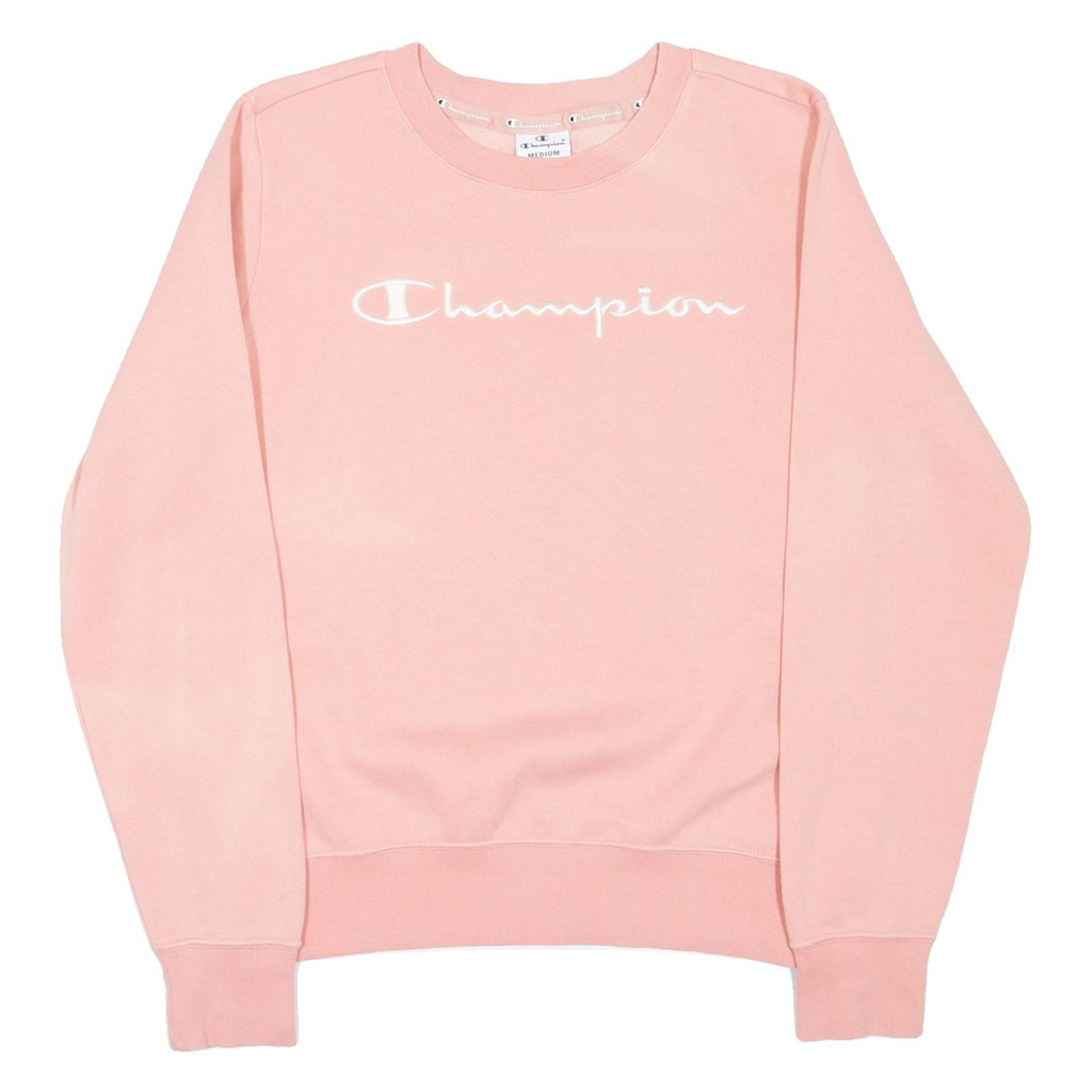 CHAMPION Womens Sweatshirt Pink M