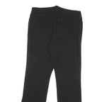 CHAPS Womens Cotton Blend Black Regular Fit Straight Leg Trousers W34 L31