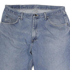 WRANGLER Mens Denim Blue Casual Shorts L W36 Cotton Blend Button Closure