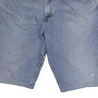 WRANGLER Mens Denim Blue Casual Shorts L W36 Cotton Blend Button Closure