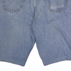 WRANGLER Mens Denim Blue Casual Shorts L W36 Cotton Blend Button Closure