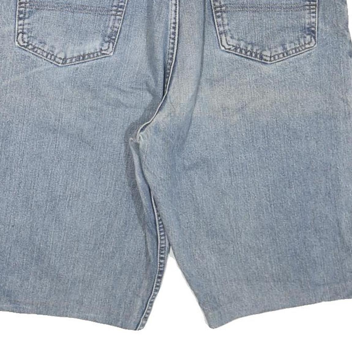 LEE Mens Denim Blue Casual Shorts L W38 Cotton Blend Comfortable Fit