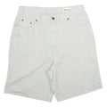 EDDIE BAUER Mens Shorts White Casual Cotton Blend XL W32 Classic Fit