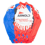 Cycling Mens Jersey Blue Long Sleeve 1/2 Zip S
