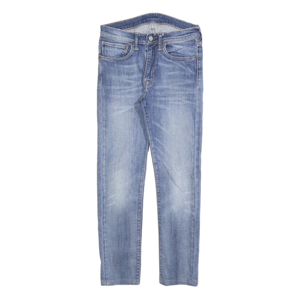 LEVI'S 519 Mens Slim Jeans Blue Denim Light W31 L27 Zip Cotton Blend