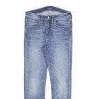 LEVI'S 519 Mens Slim Jeans Blue Denim Light W31 L27 Zip Cotton Blend