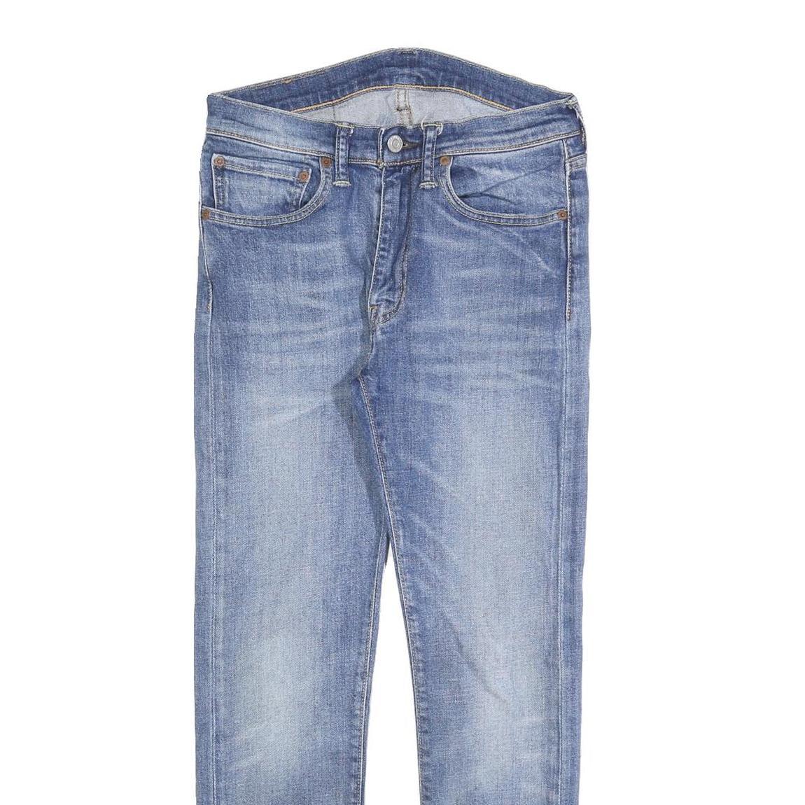 LEVI'S 519 Mens Slim Jeans Blue Denim Light W31 L27 Zip Cotton Blend