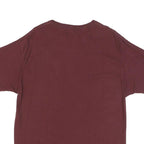 CHAMPION Mens Maroon Classic T-Shirt XL Short Sleeve Crew Neck Cotton Blend