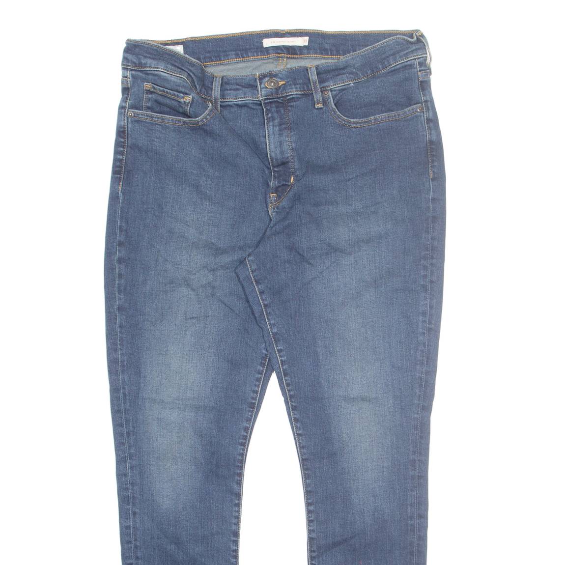 LEVI'S Big E Womens Jeans Blue Slim Skinny W33 L30