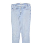LEVI'S 711 Womens Jeans Blue Slim Skinny Denim Light W26 L30 Stretch Cotton