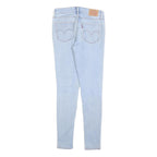 LEVI'S 711 Womens Jeans Blue Slim Skinny Denim Light W26 L30 Stretch Cotton