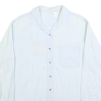 Womens Light Blue Cotton Shirt L Winnie The Pooh Characters Print Casual Relaxed