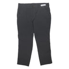 CARHARTT Mens Polyester Blend Black Regular Straight Trousers W42 L30 Workwear