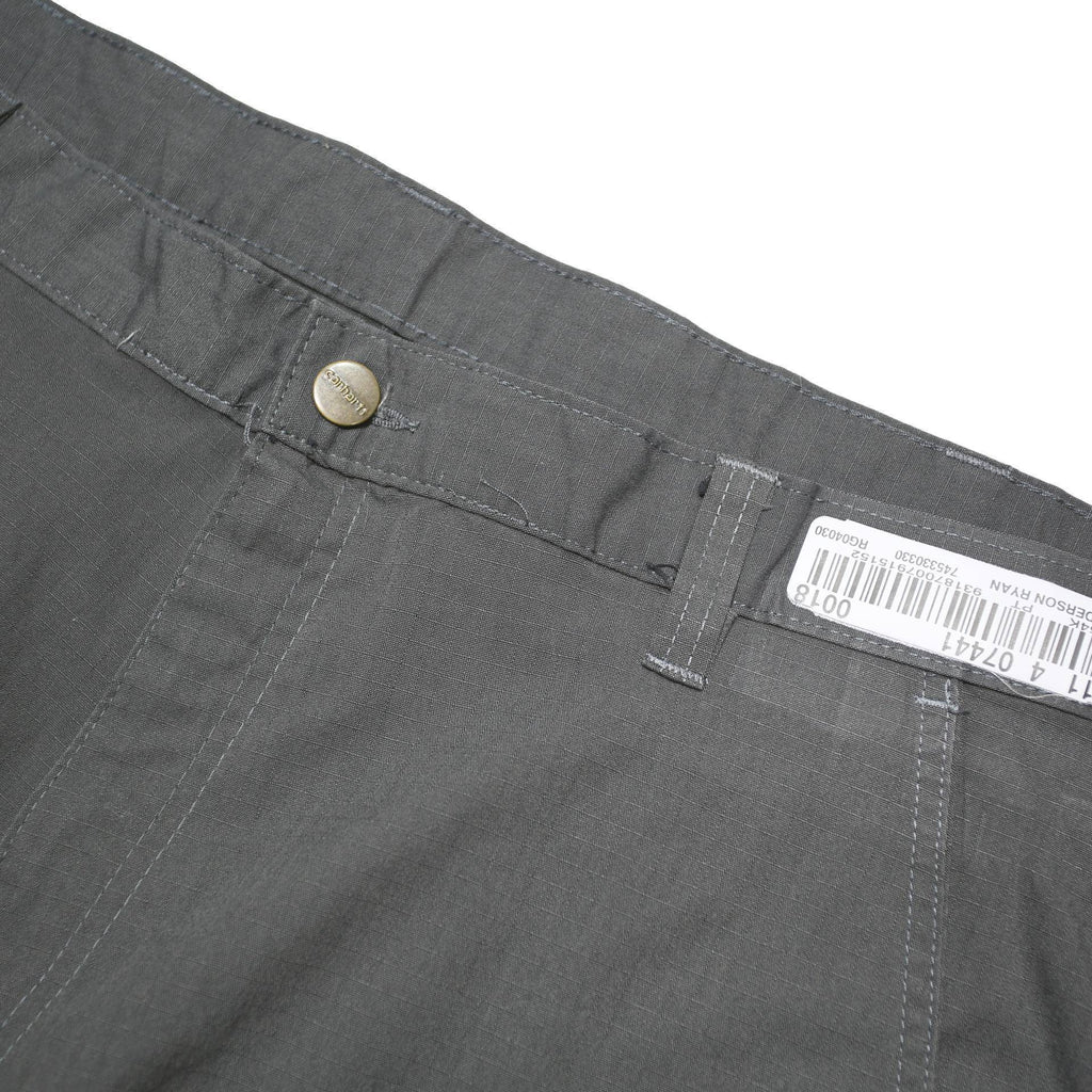 CARHARTT Mens Polyester Blend Black Regular Straight Trousers W42 L30 Workwear