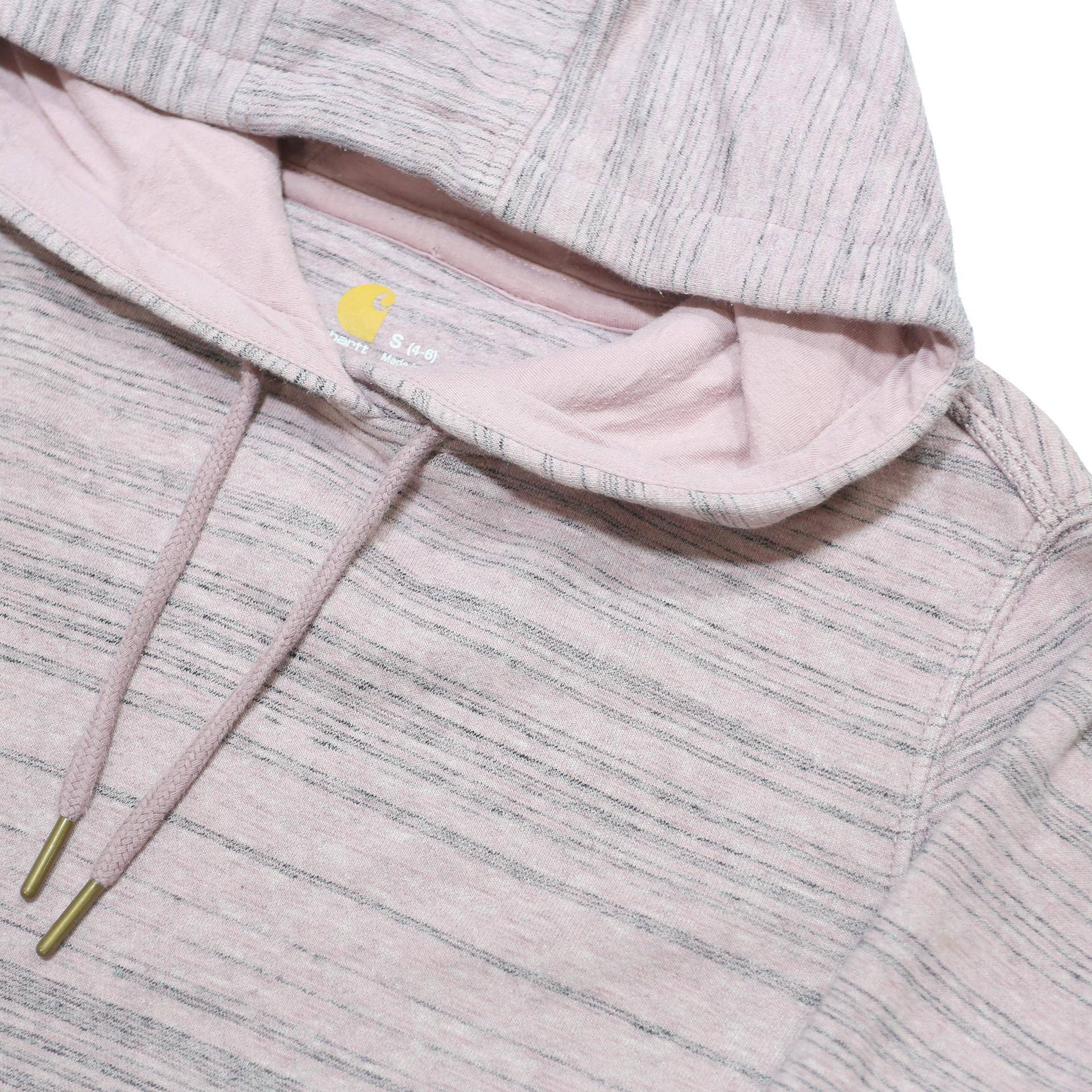 CARHARTT Womens Pink Hoodie Pullover UK 6 Cotton Blend Casual