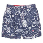 NFL New England Patriots Mens Swimming Shorts Blue Relaxed Floral XL W34