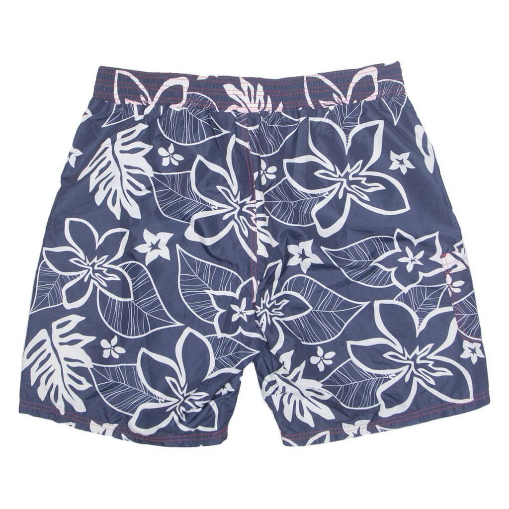 NFL New England Patriots Mens Swimming Shorts Blue Relaxed Floral XL W34