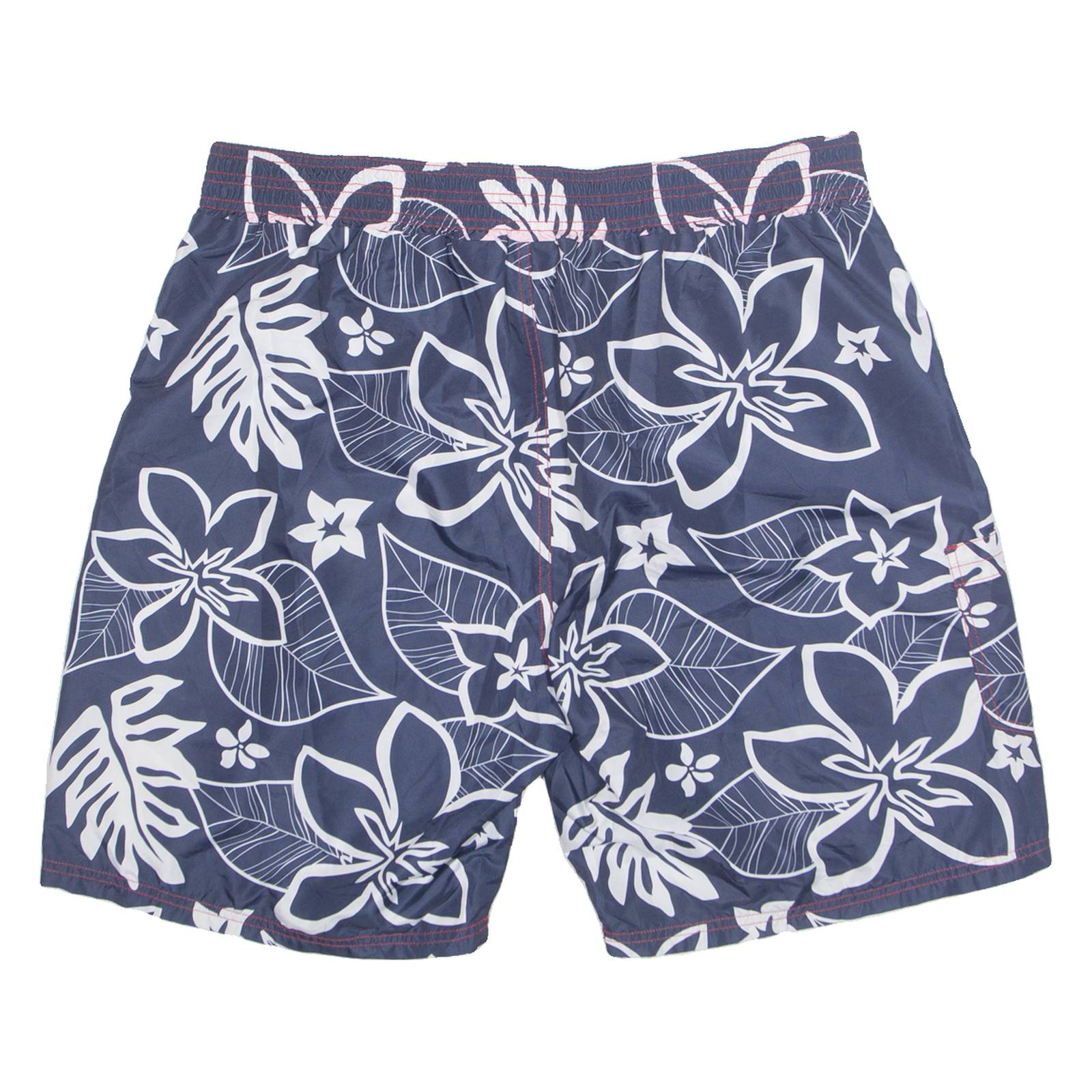 NFL New England Patriots Mens Swimming Shorts Blue Relaxed Floral XL W34