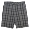 DICKIES Mens Grey Black Check Cargo Shorts XL W38 Workwear Cotton Blend