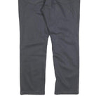 LEVI'S Mens Cotton Blend Black Regular Straight Trousers W36 L30 Classic Zip