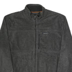 TIMBERLAND Mens Black Lightweight Jacket L Polyester Plain Zip Up Casual Outdoor