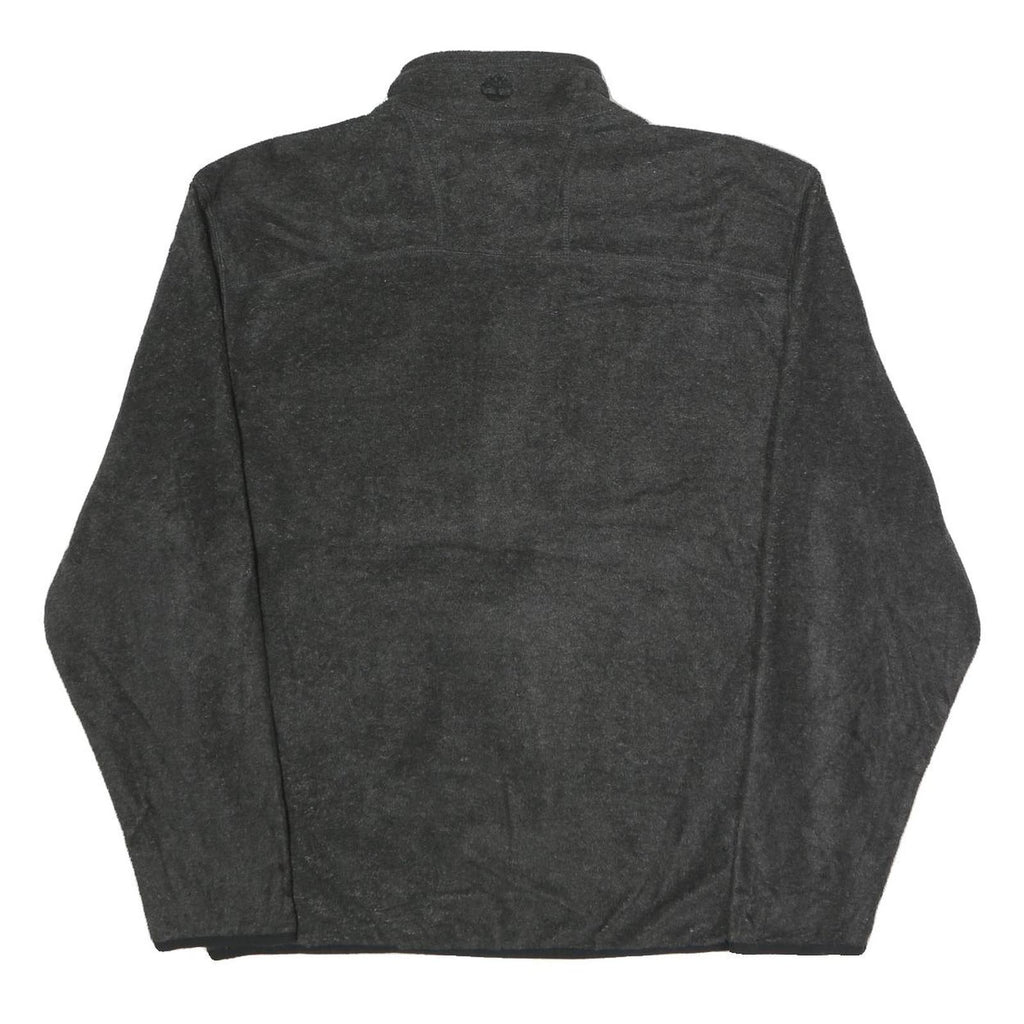 TIMBERLAND Mens Black Lightweight Jacket L Polyester Plain Zip Up Casual Outdoor