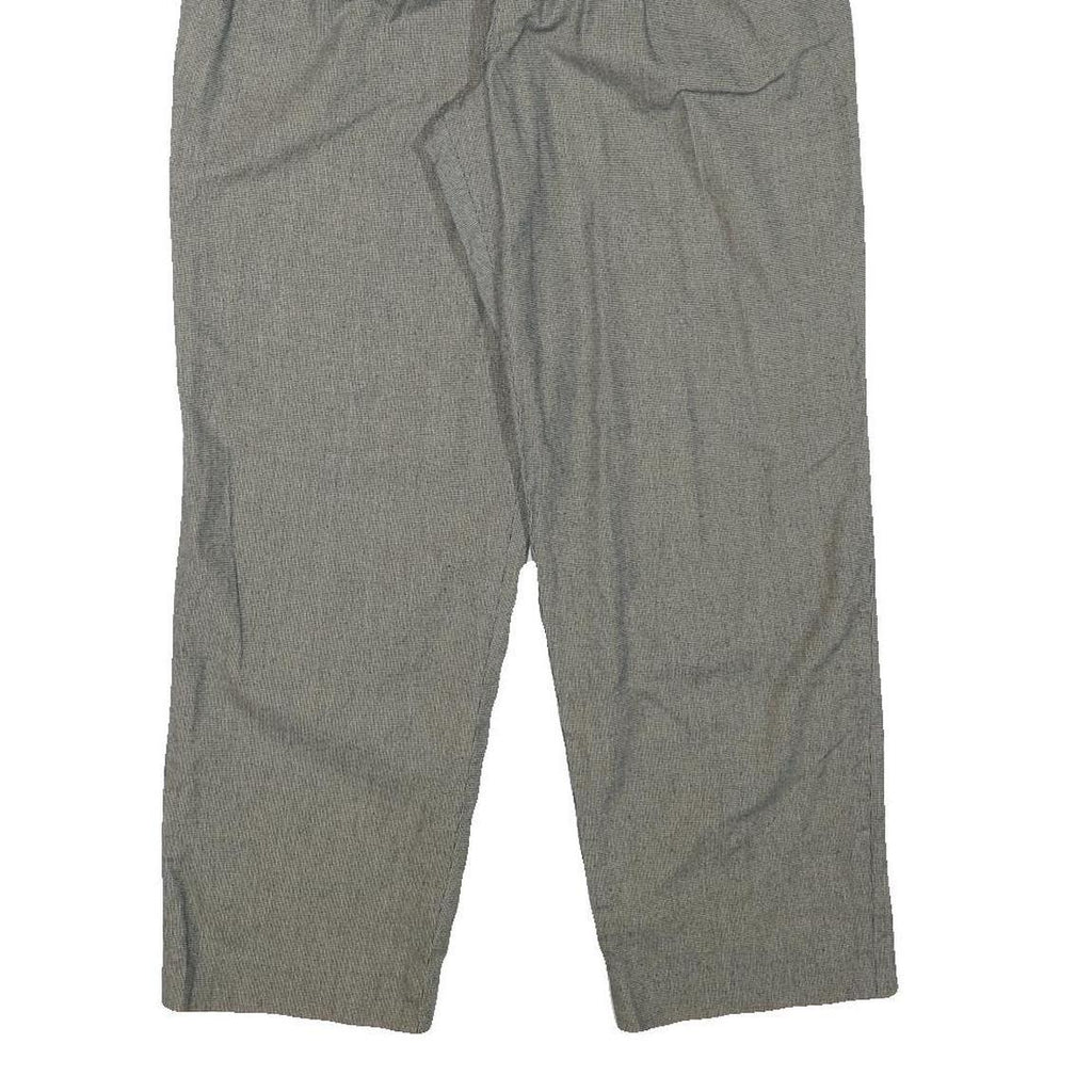 CORBIN Mens Cotton Blend Grey Relaxed Tapered Trousers W28 L27 Classic Casual