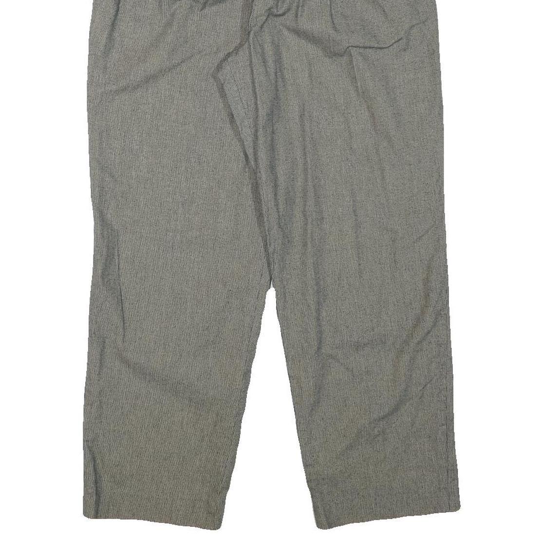 CORBIN Mens Cotton Blend Grey Relaxed Tapered Trousers W28 L27 Classic Casual