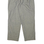 CORBIN Mens Cotton Blend Grey Relaxed Tapered Trousers W28 L27 Classic Casual