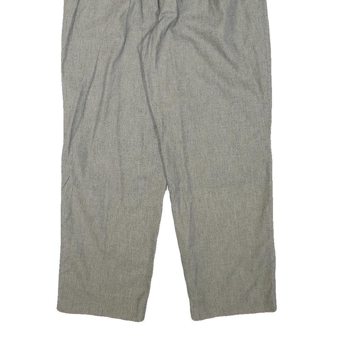 CORBIN Mens Cotton Blend Grey Relaxed Tapered Trousers W28 L27 Classic Casual