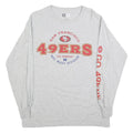 NFL Mens Grey San Francisco 49ers Graphic T-Shirt M Long Sleeve Crew Neck NFL