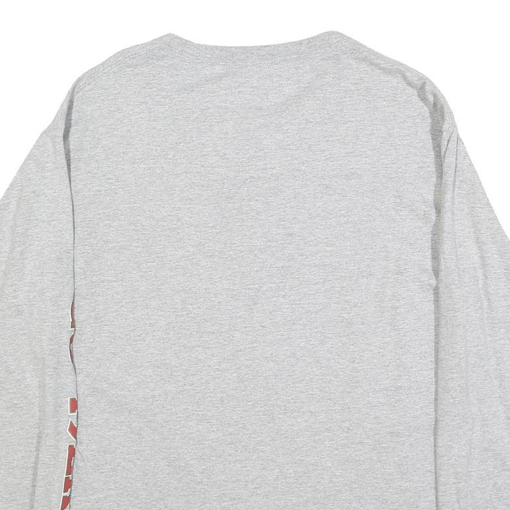 NFL Mens Grey San Francisco 49ers Graphic T-Shirt M Long Sleeve Crew Neck NFL