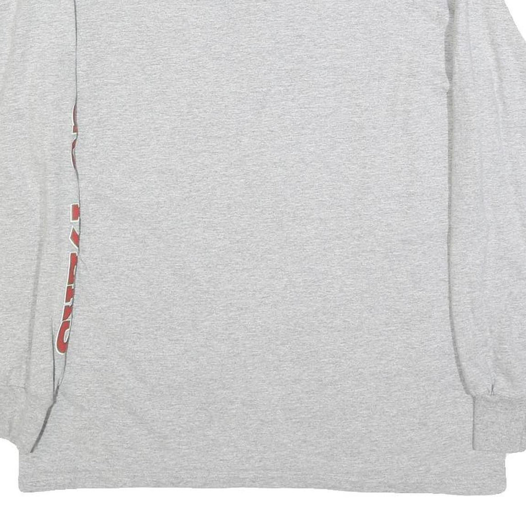 NFL Mens Grey San Francisco 49ers Graphic T-Shirt M Long Sleeve Crew Neck NFL