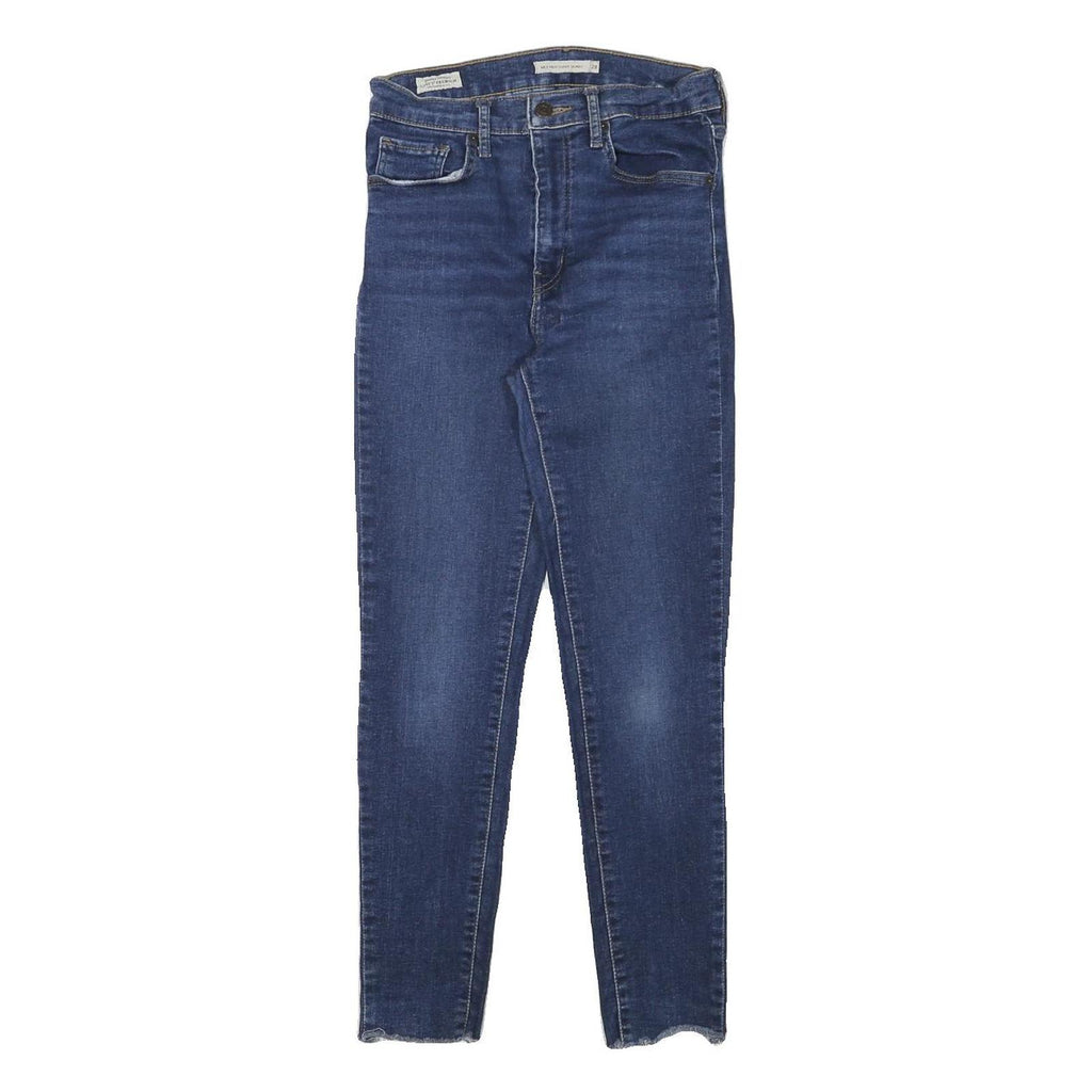 LEVI'S Womens Jeans Blue Slim Skinny Denim Medium W25 L26 Stretch Zip