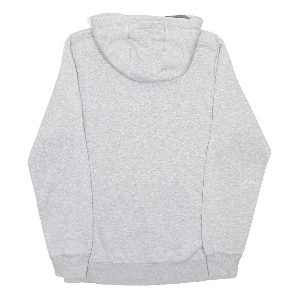 ADIDAS Mens Grey Hoodie S Cotton Blend Pullover Lightweight Casual Sweatshirt