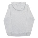 ADIDAS Mens Grey Hoodie S Cotton Blend Pullover Lightweight Casual Sweatshirt