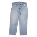 DICKIES Mens Regular Fit Blue Denim Jeans W36 L30 Zip Cotton Blend Classic