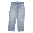 DICKIES Mens Regular Fit Blue Denim Jeans W36 L30 Zip Cotton Blend Classic