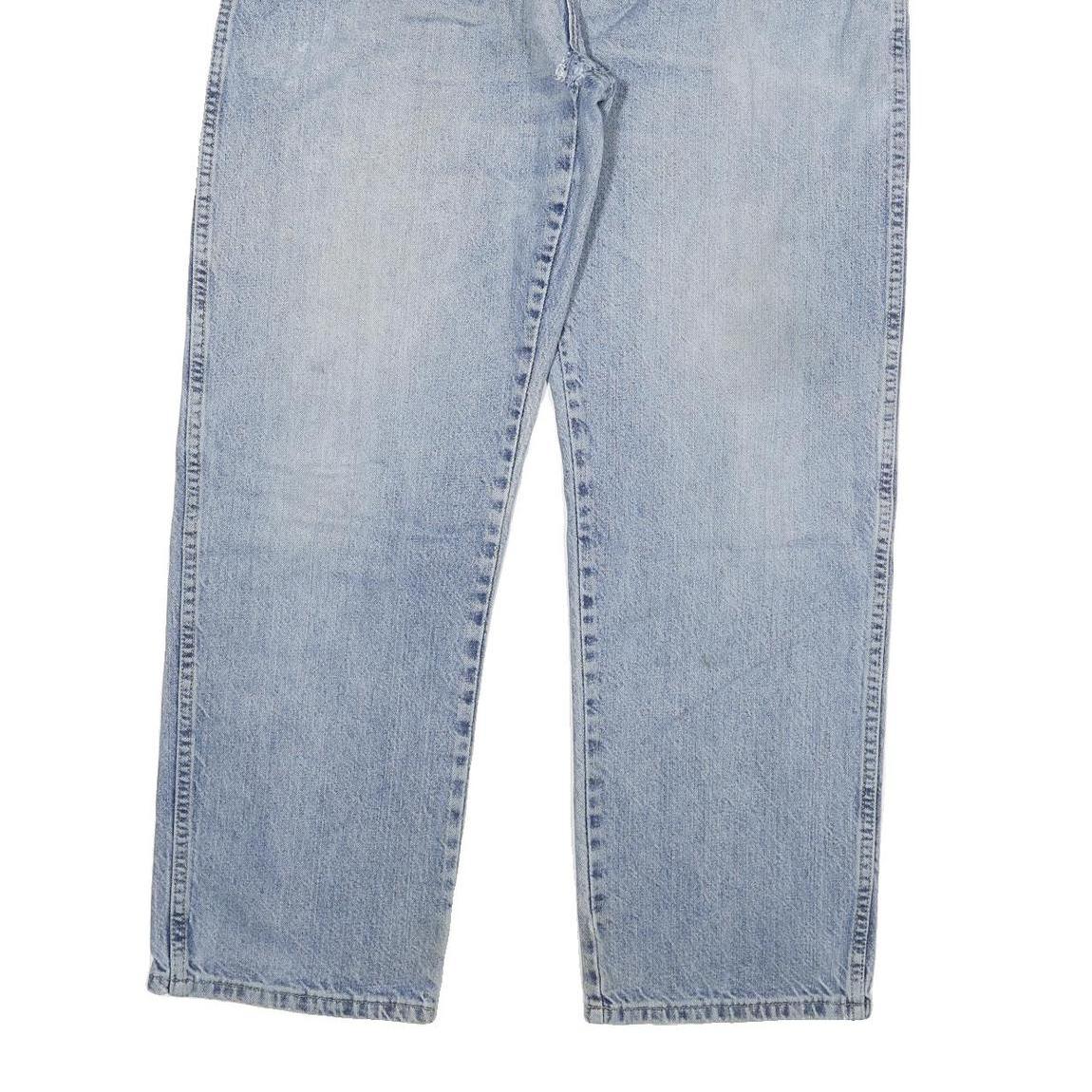 DICKIES Mens Regular Fit Blue Denim Jeans W36 L30 Zip Cotton Blend Classic