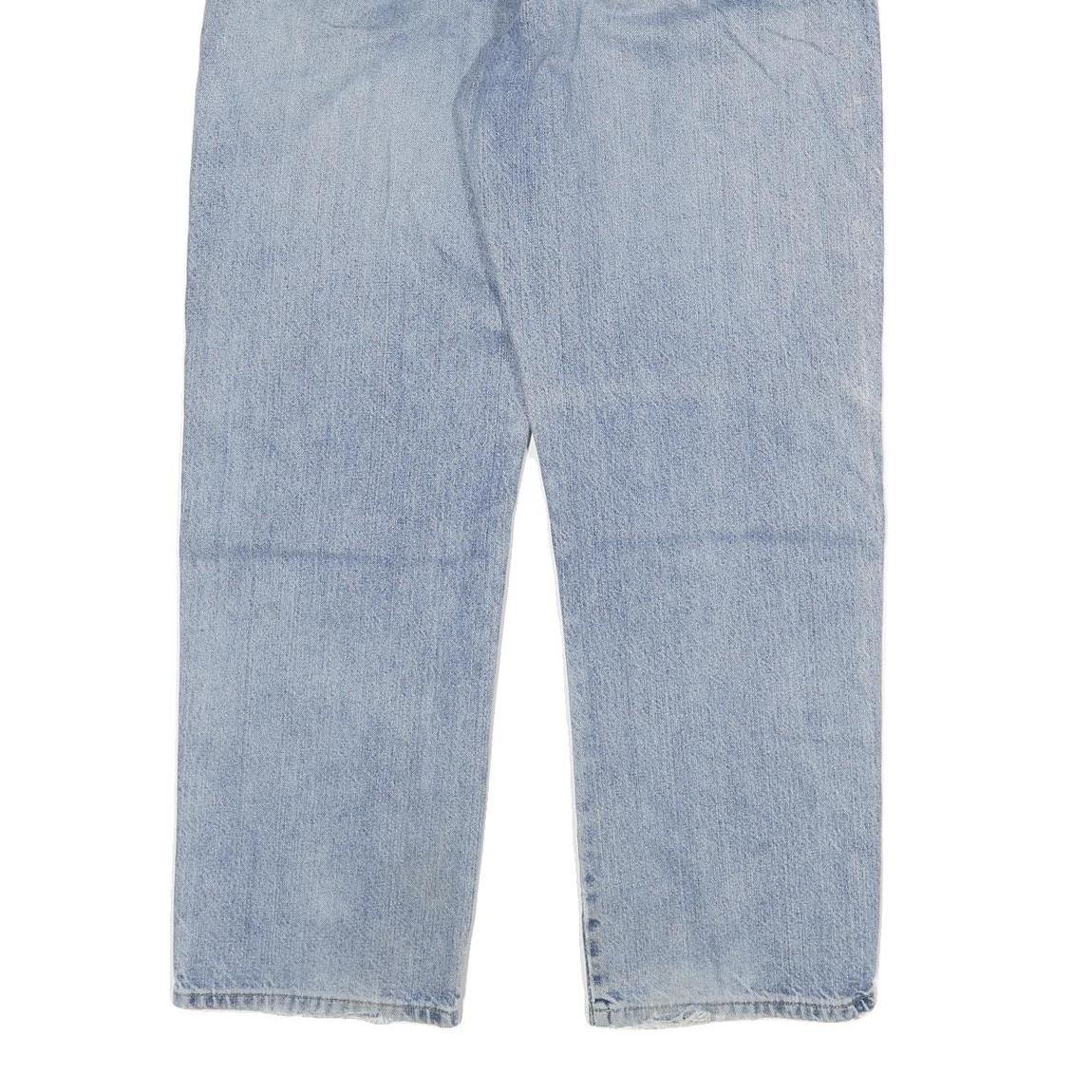 DICKIES Mens Regular Fit Blue Denim Jeans W36 L30 Zip Cotton Blend Classic