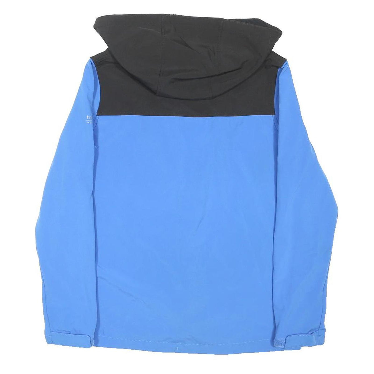 TRESPASS Mens Blue & Black Outdoor Jacket M Polyester Blend Zip Hooded